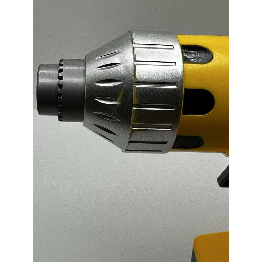 Power Tool Workshop Toy Cordless Drill Yellow Battery Operated Kids Play Set